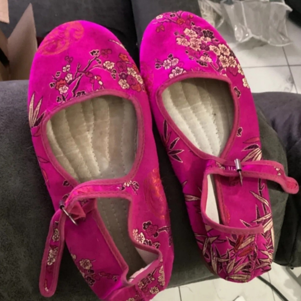 Floral Pink Women's Shoes